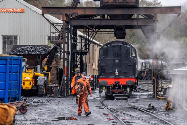 Volunteers have been working over the winter to ensure the locomotives and carriages are in top shape