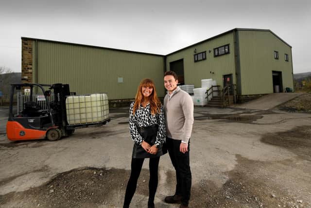 Emma Tapper and Scott Rudd who started out in the garage of their Burley-in-Wharfedale home before moving to bigger premises