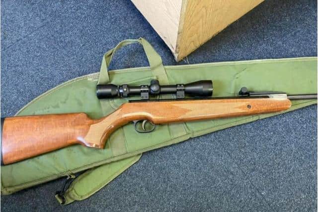 Police found the pair carrying a gun in the South Yorkshire nature reserve.