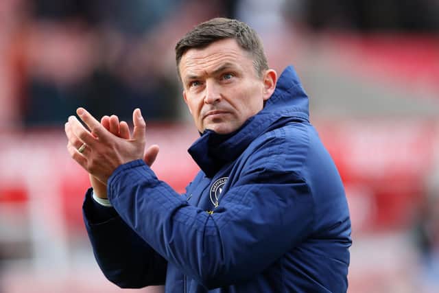 Sheffield United manager Paul Heckingbottom during the Sky Bet Championship match at the bet365 Stadium, Stoke (Picture: PA)