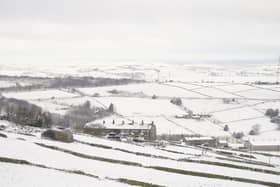 Snowy scenes in Kirklees, West Yorkshire (PA)