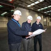 Darren Potterton, managing director of GNG Group; Ross Tague, financial director; and Neil Kenderdine, operations manager