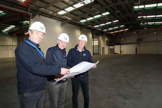 Darren Potterton, managing director of GNG Group; Ross Tague, financial director; and Neil Kenderdine, operations manager