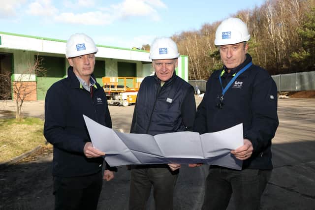 Neil Kenderdine, operations manager; Ross Tague, financial director; and Darren Potterton, managing director of GNG Group