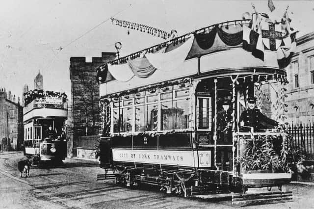 York tram, 1910.