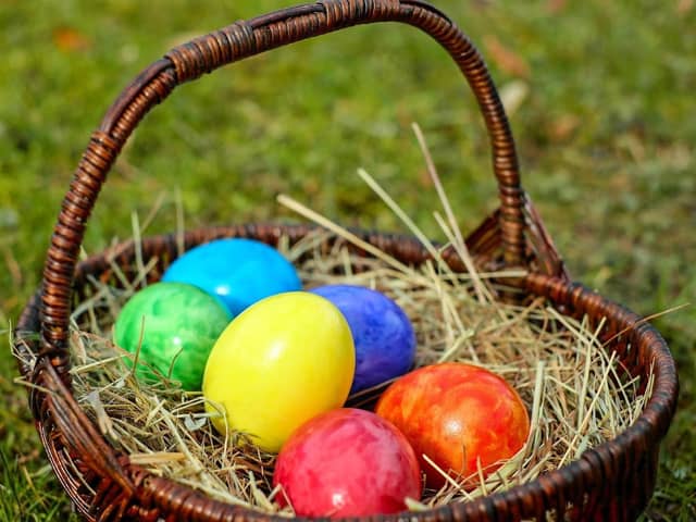 The great outdoors presents almost endless possibilities to hide Easter eggs from children this season