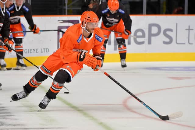 Robert Dowd

at the double for Sheffield Steelers (Picture: Dean Woolley)