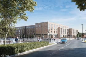 The new Premier Inn in York will be built on the site of the former Carpetright store.