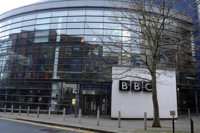 BBC building in Leeds. Pic: Tony Johnson.