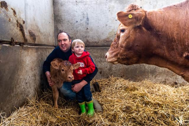 The couple show their British Blonde cattle at Driffield