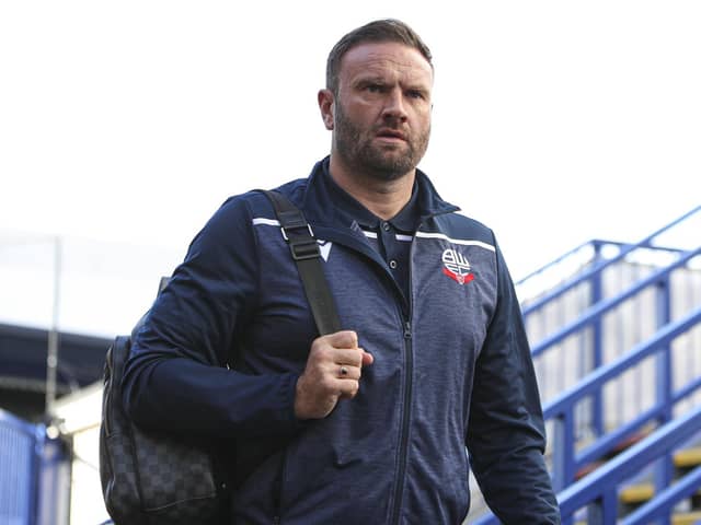 IAN EVATT: Has a number of injury problems to contend with ahead of Bolton's clash with Sheffield Wednesday. Picture: PA Wire.