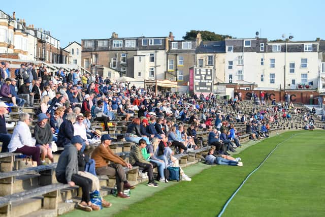 Fan favourite: A day at the cricket at Scarborough (Picture: Will Palmer/SWPix.com)