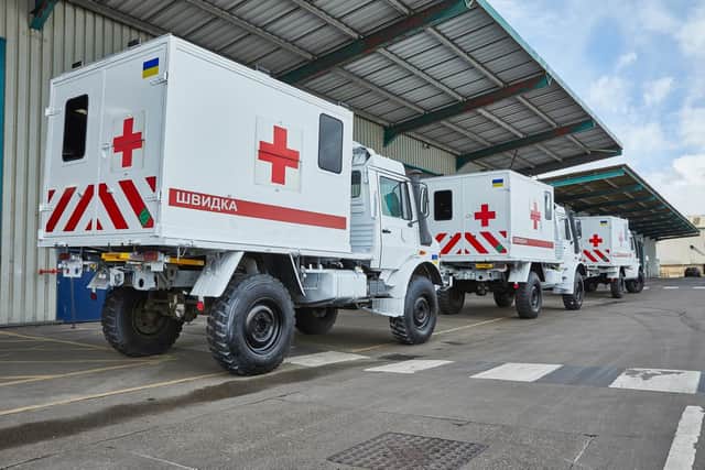 Workers from Venari Group have been building armoured ambulances for Ukraine.