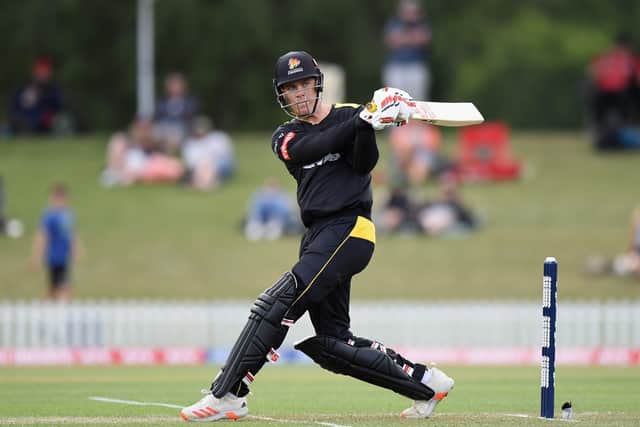 Big hitter: Yorkshire have signed New Zealander Finn Allen - a top T20 batsman. (Photo by Kai Schwoerer/Getty Images)