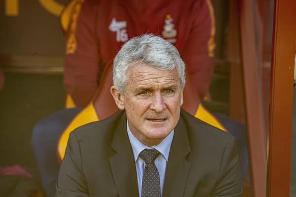 MARK HUGHES: Is putting his plans for next season already. Picture: Tony Johnson.
