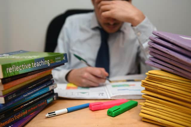 A poll shows nearly half of England's teachers plan to quit within the next five years. PA images.