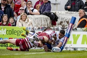 CUP EXIT: Wakefield Trinity 6-36 Wigan Warriors. Picture: Tony Johnson.