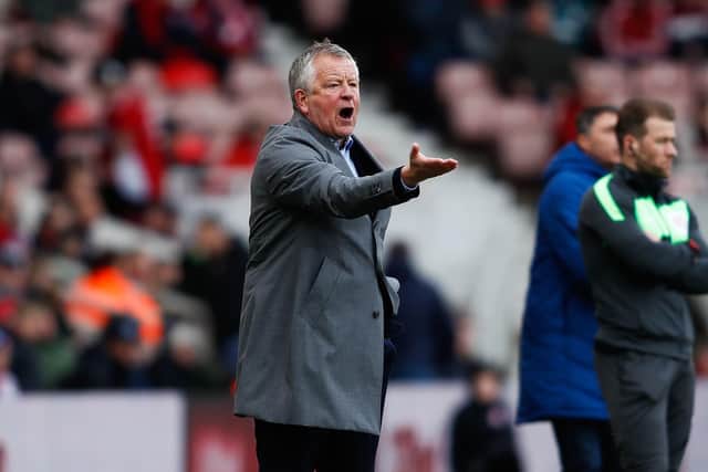 Middlesbrough Manager, Chris Wilder, pictured at the Riverside Stadium on Saturday. Picture: Will Matthews/PA