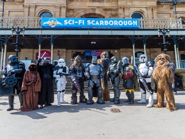 Sci-fi fans gather at Scarborough spa for a weekend of fun