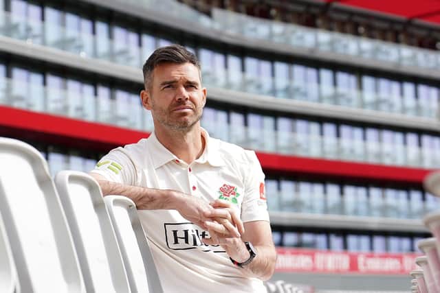 Rosey outlook: James Anderson is back on county duty with Lancashire. Picture: Martin Rickett/PA)