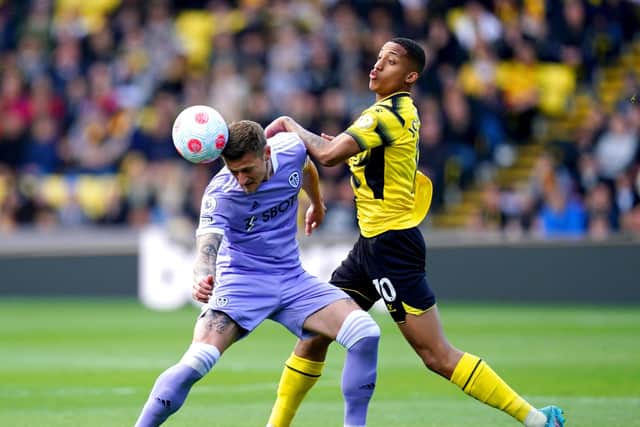 Liam Cooper of Leeds United against Watford (Picture: PA)