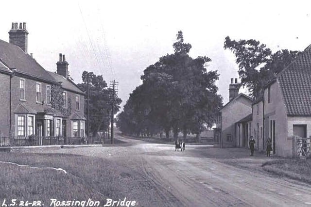 The Great North Road enters Doncaster at Rossington Bridge