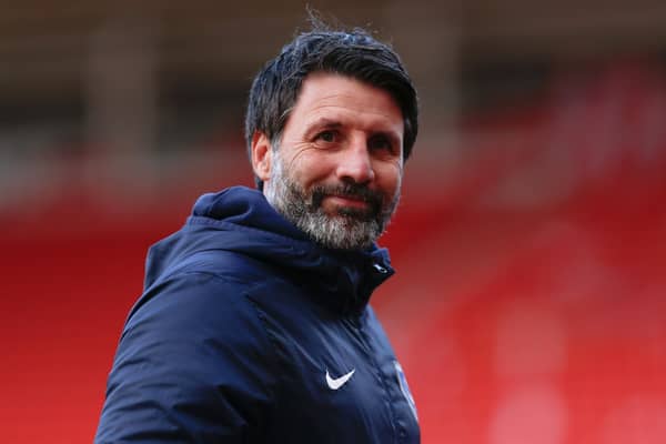 DANNY COWLEY: Will be missing three players from his Portsmouth squad for tonight's visit of Rotherham. Picture: PA Wire.
