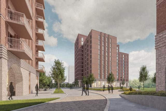 A 618-apartment build to rent scheme at Kirkstall Road is being proposed.