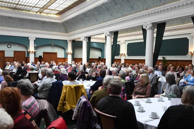 Over 220 guests attended the charity event ‘An Afternoon with Gervase Phinn’ which was being held to help raise money for the Friends of Harrogate Hospital