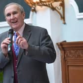 Gervase Phinn was said to have been in ‘fine form’ when giving his speech
last week, only for him to then be taken ill and rushed to Harrogate Hospital