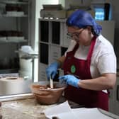Steph has autism and started on a  kickstarter placement at Park House Barns as a trainee chocolatier and it has changed her life