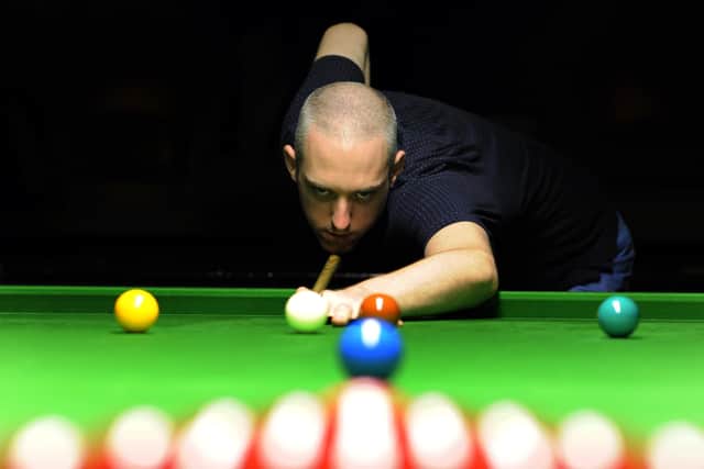 Snooker player David Grace came up one win short of the World Championship (Picture: Simon Hulme)