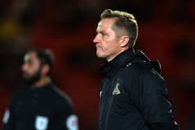 Gary McSheffrey, Doncaster Rovers manager, thinks his side need to win all four remaining games (Picture: Bruce Rollinson)