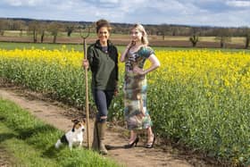 Farmer Becca and townie Lizzie met when they worked for a poultry company in Thirsk