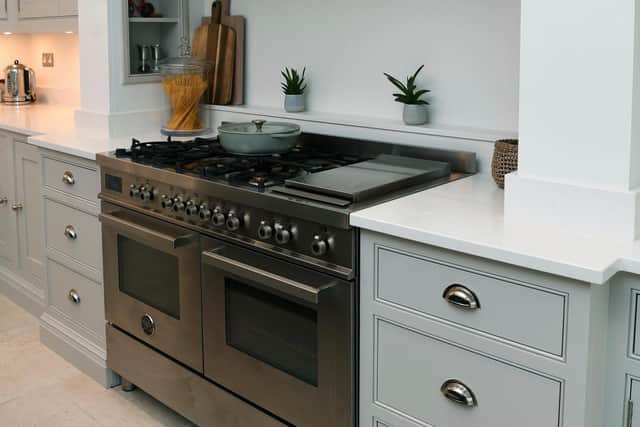 The Bertazzoni range cooker, which was recommended by the team at Tom Howley.
