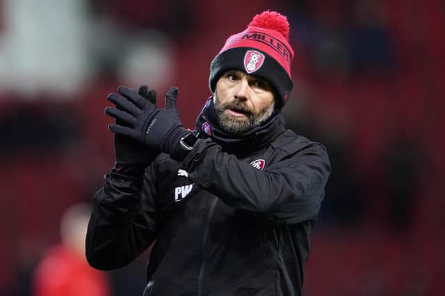 IN NEED OF A LIFT: Rotherham United manager Paul Warne knows his side can move into the top two with a victory at Ipswich Town. Picture: Zac Goodwin/PA Wire.
