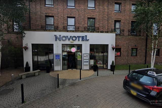 The fire service and police were called to the Novotel on Fishergate shortly before 3.30pm. Picture: Google.