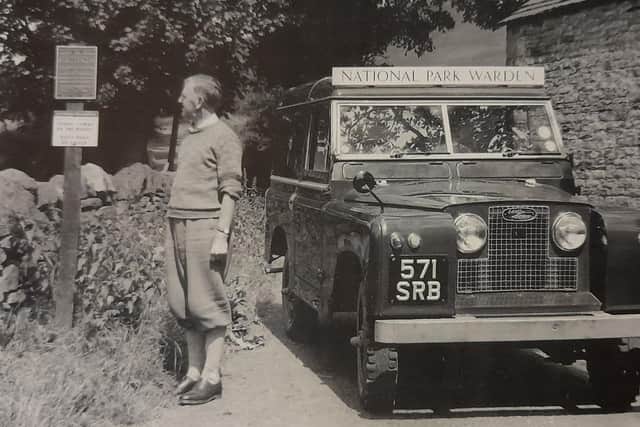 Tom Tomlinson who was the first warden (now called rangers) at the Peak District National Park and was appointed in 1954.