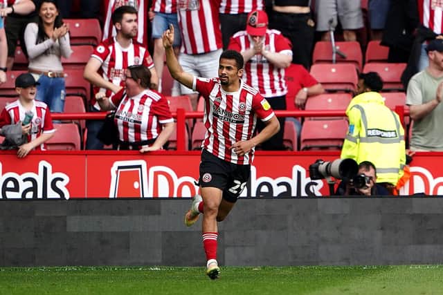 Sheffield United's Iliman Ndiaye celebrates scoring their side's equaliser (Picture: PA)