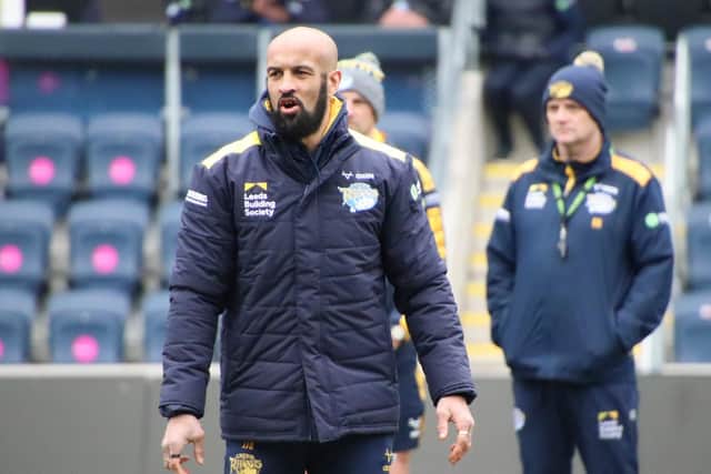Big game: Leeds Rhinos coach Jamie Jones-Buchanan knows his side will have to be better than when they were thrashed by Cas in the cup. Picture by Phil Daly/Leeds Rhinos/SWpix.com