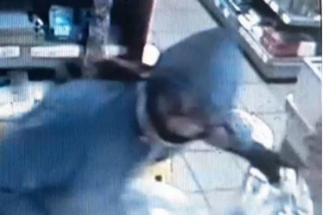 CCTV of the robber