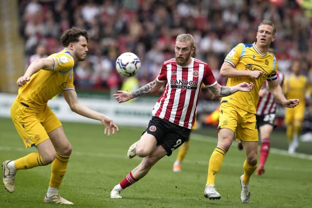 Sheffield United's Oli McBurnie is a doubt for today's trip to Bristol City Picture: Andrew Yates/Sportimage