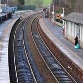 The incident happened near Horsforth Station, pictured