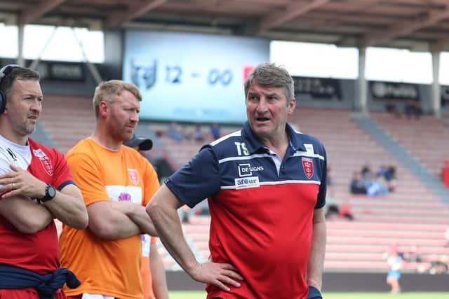 MEMORABLE DAY: Hull KR head coach Tony Smith on the touchline at the Stade Ernest-Wallon in Toulouse. Picture by Manuel Blondeau/SWpix.com
