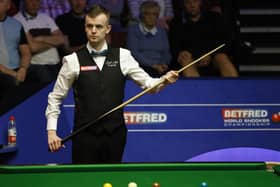 Bright start: Sheffield-based Ashley Hugill opened up a 3-1 lead against Neil Robertson before the former world champion hit back to lead 6-3 overnight. Picture: Richard Sellers/PA Wire.