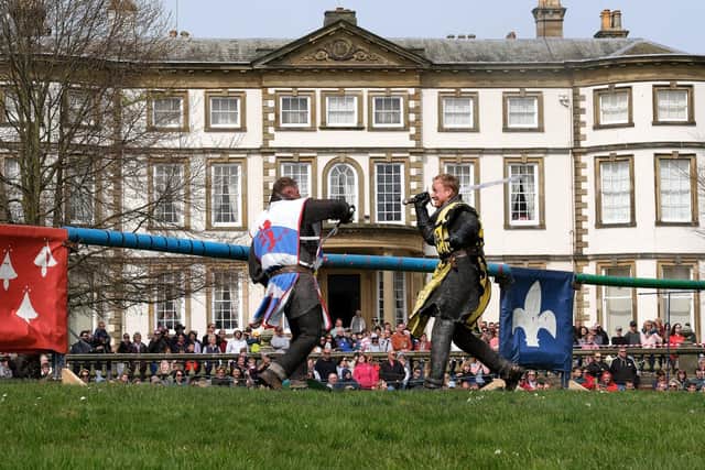 Sewerby Hall also hosts events like jousting Picture Richard Ponter