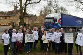 Hickleton residents campaigning for a bypass around the village