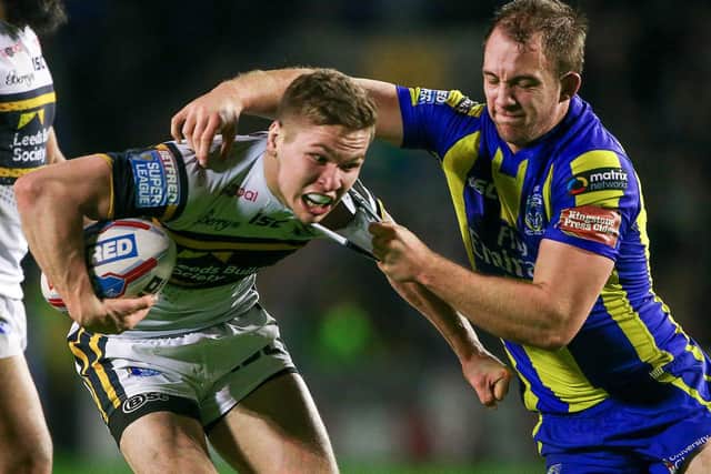 George King, right, during his time with Warrington. (Picture: SWPix.com)
