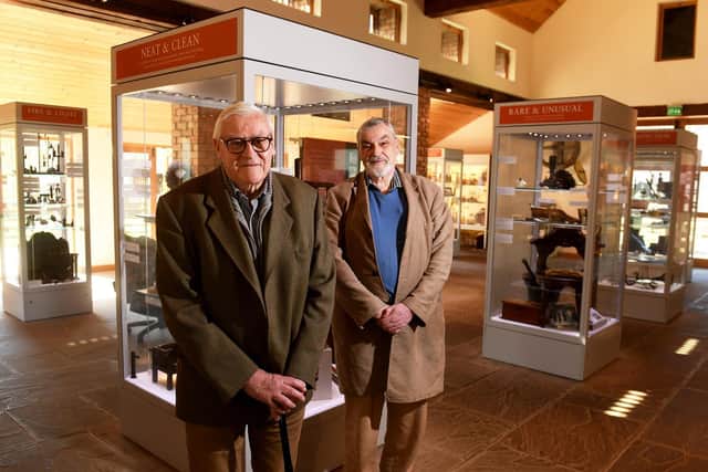 Retired farmers Richard and Edward Harrison have spent their entire lives building up their collection of historic items