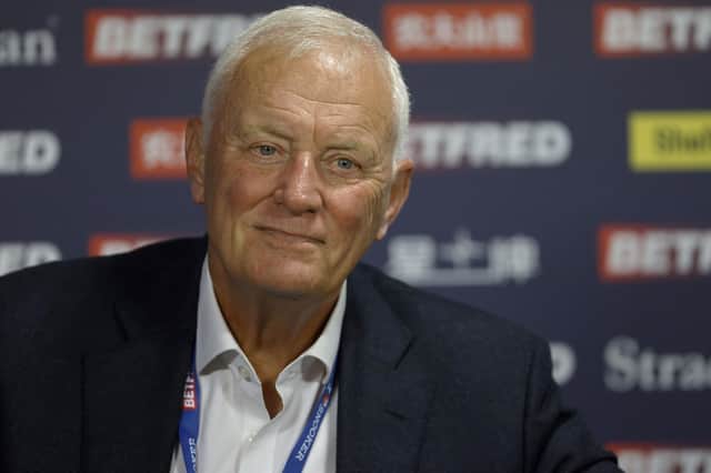 Barry Hearn, World Snooker Tour president. Picture: PA.